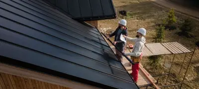 New roof installation on a new build in Auckland