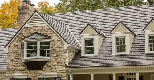 Cedar shingles and shake roof